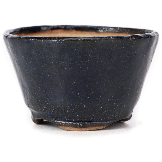 Vaso bonsai rotondo blu di Bonsai - 70 x 70 x 45 mm