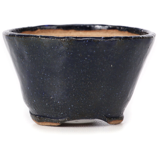 Round blue bonsai pot by Bonsai - 70 x 70 x 45 mm