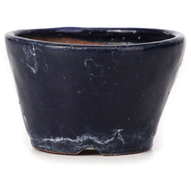 Pot à bonsaï rond bleu par Bonsai - 65 x 65 x 45 mm