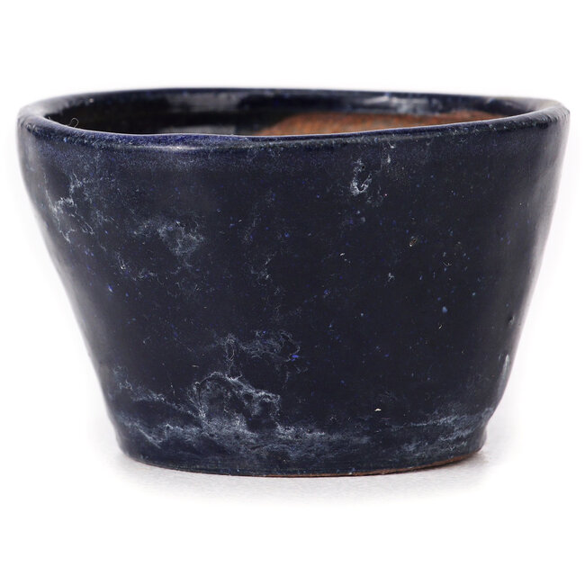 Runde blaue Bonsaischale von Bonsai - 65 x 65 x 45 mm