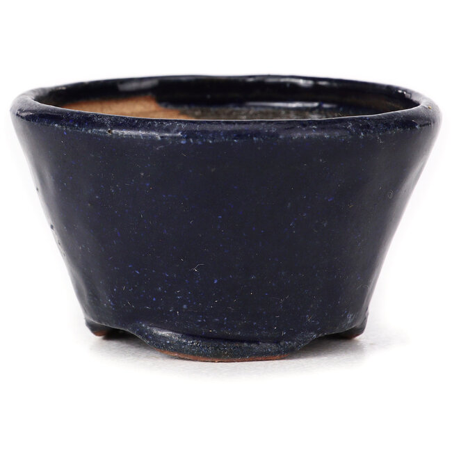 Round blue bonsai pot by Bonsai - 70 x 70 x 40 mm