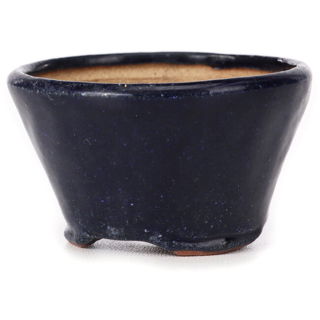 Round blue bonsai pot by Bonsai - 70 x 70 x 40 mm
