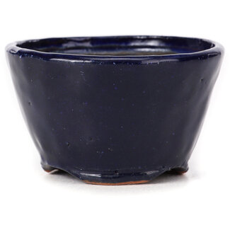 Bonsai Pot à bonsaï rond bleu 70 mm par Bonsai, Japon