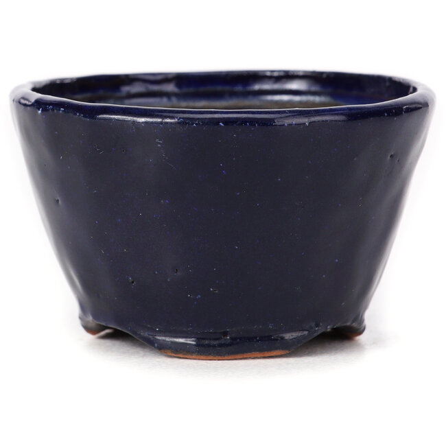 Round blue bonsai pot by Bonsai - 70 x 70 x 40 mm