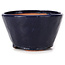 Vaso bonsai rotondo blu di Bonsai - 70 x 70 x 40 mm