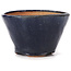 Runde blaue Bonsaischale von Bonsai - 65 x 65 x 45 mm