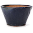 Ronde blauwe bonsaipot van Bonsai - 65 x 65 x 45 mm