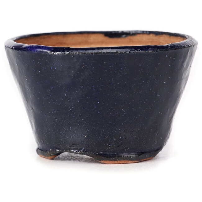 Round blue bonsai pot by Bonsai - 70 x 70 x 45 mm