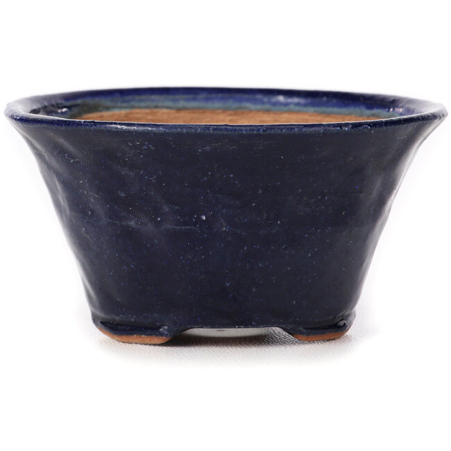 Runde blaue Bonsaischale von Bonsai - 80 x 80 x 40 mm