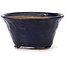 Round blue bonsai pot by Bonsai - 80 x 80 x 40 mm