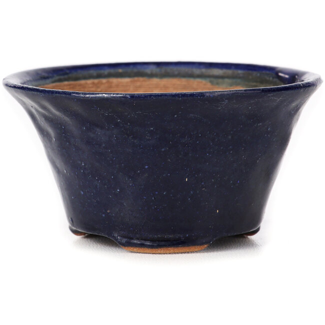 Pot à bonsaï rond bleu par Bonsai - 80 x 80 x 40 mm
