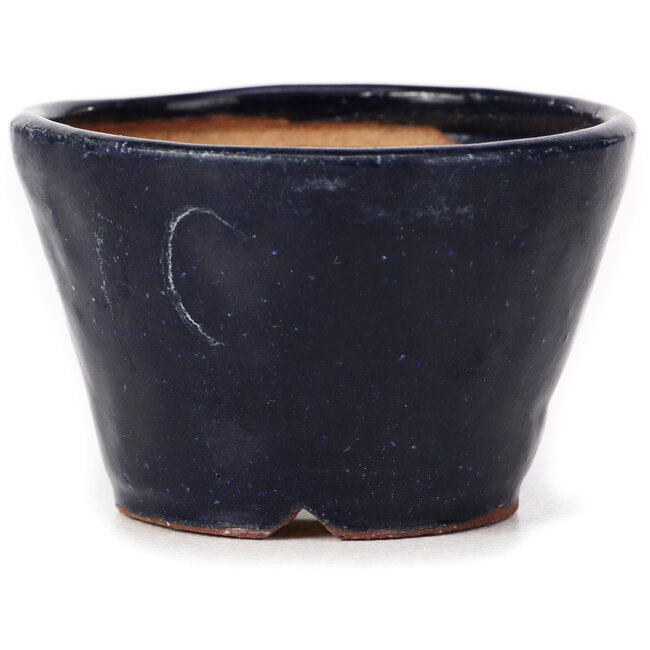 Round blue bonsai pot by Bonsai - 70 x 70 x 45 mm