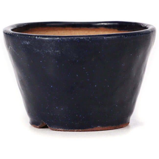 Maceta de bonsái redonda azul de Bonsai - 70 x 70 x 45 mm