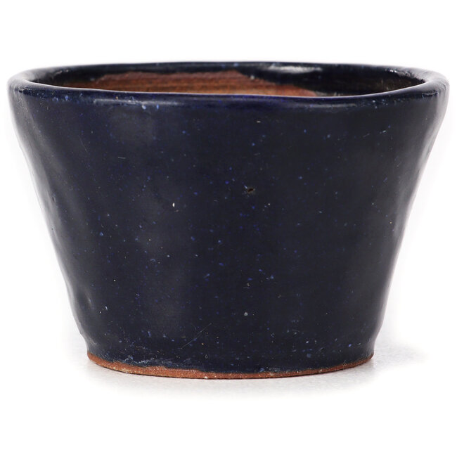 Round blue bonsai pot by Bonsai - 70 x 70 x 45 mm