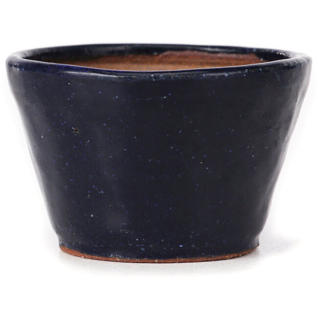 Round blue bonsai pot by Bonsai - 70 x 70 x 45 mm