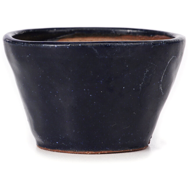 Round blue bonsai pot by Bonsai - 70 x 70 x 45 mm