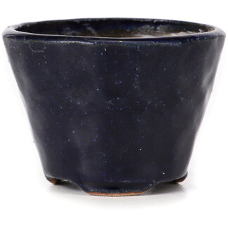 Bonsai 65 mm round blue bonsai pot by Bonsai, Japan