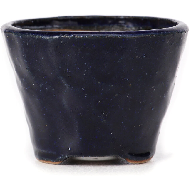 Maceta de bonsái redonda azul de Bonsai - 65 x 65 x 50 mm