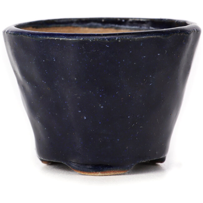 Pot à bonsaï rond bleu par Bonsai - 65 x 65 x 50 mm