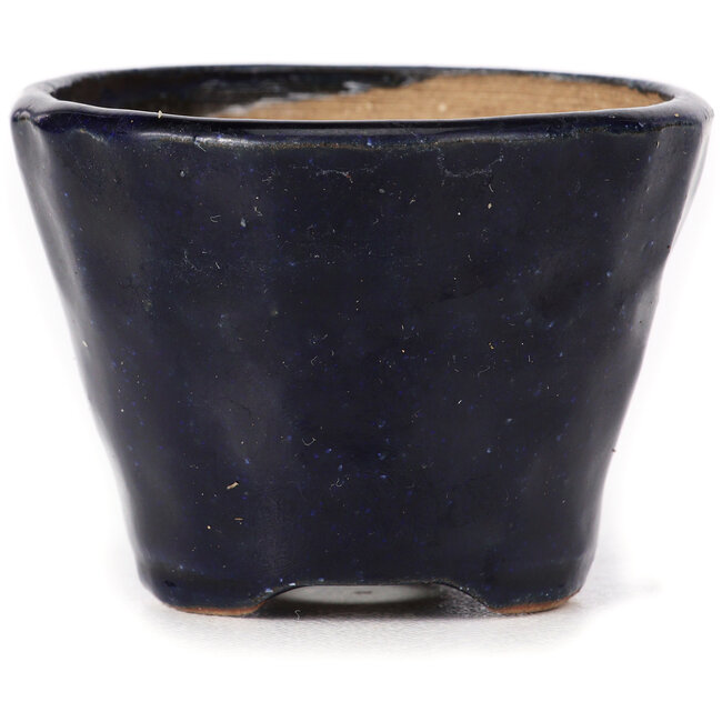 Maceta de bonsái redonda azul de Bonsai - 65 x 65 x 50 mm