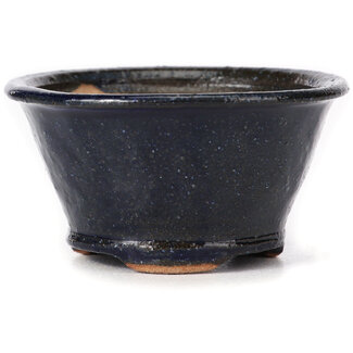 Bonsai Pot à bonsaï rond bleu 70 mm par Bonsai, Japon