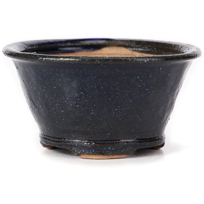 Round blue bonsai pot by Bonsai - 70 x 70 x 40 mm