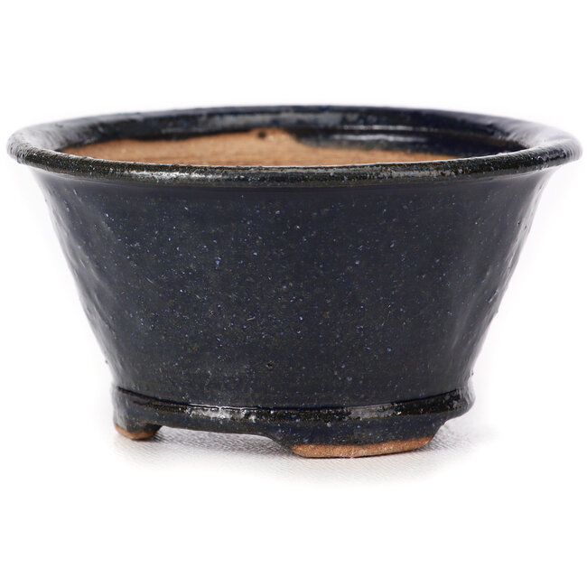 Runde blaue Bonsaischale von Bonsai - 70 x 70 x 40 mm