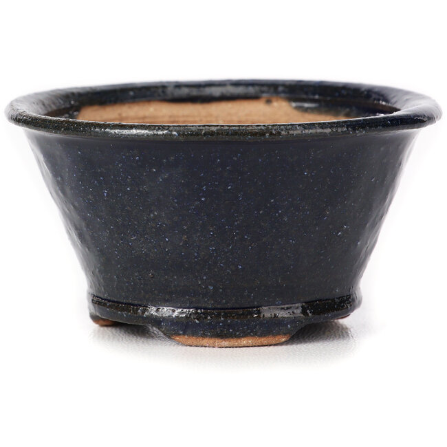 Runde blaue Bonsaischale von Bonsai - 70 x 70 x 40 mm