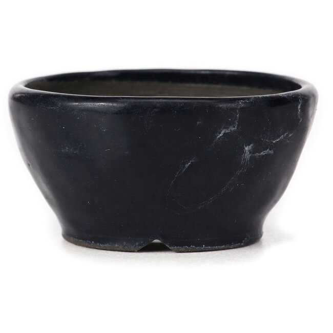 Pot à bonsaï rond bleu par Bonsai - 75 x 75 x 35 mm