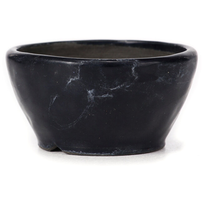 Maceta de bonsái redonda azul de Bonsai - 75 x 75 x 35 mm