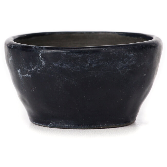 Pot à bonsaï rond bleu par Bonsai - 75 x 75 x 35 mm