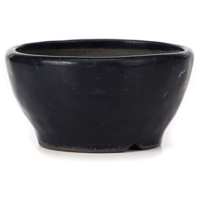 Pot à bonsaï rond bleu par Bonsai - 75 x 75 x 35 mm