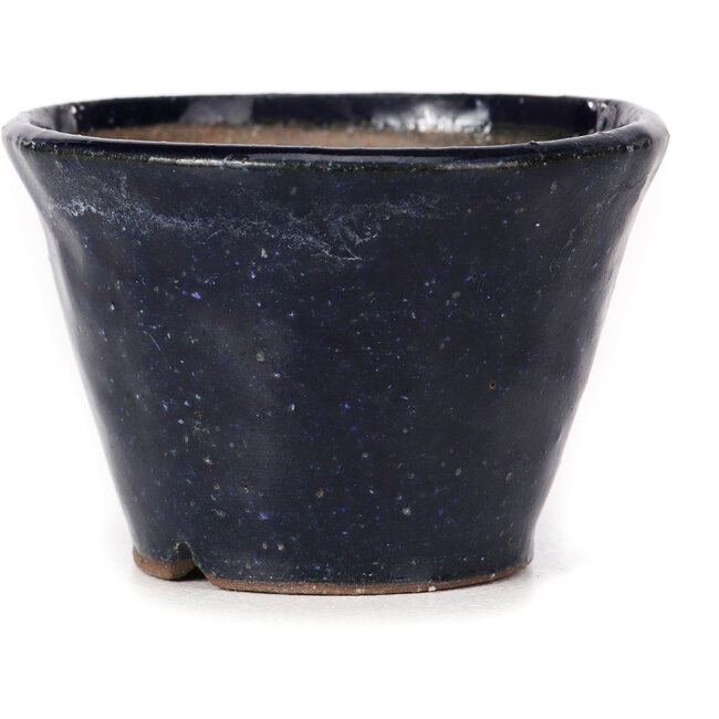 Round blue bonsai pot by Bonsai - 70 x 70 x 50 mm