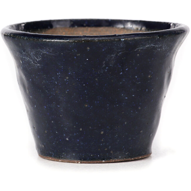 Maceta de bonsái redonda azul de Bonsai - 70 x 70 x 50 mm