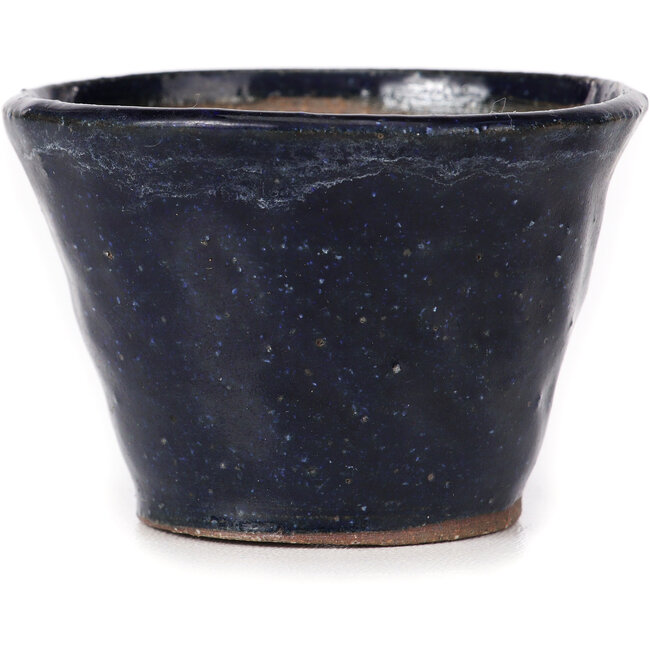 Round blue bonsai pot by Bonsai - 70 x 70 x 50 mm