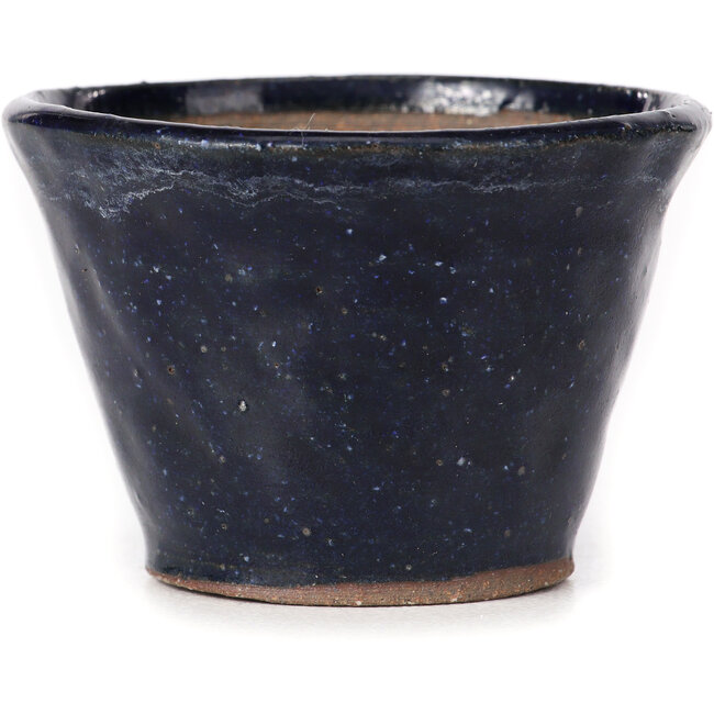 Round blue bonsai pot by Bonsai - 70 x 70 x 50 mm