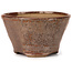 Pot à bonsaï rond brun rouge par Bonsai - 70 x 70 x 45 mm