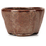 Round red brown bonsai pot by Bonsai - 70 x 70 x 40 mm