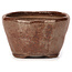 Runde rotbraune Bonsaischale von Bonsai - 70 x 70 x 40 mm