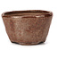 Round red brown bonsai pot by Bonsai - 70 x 70 x 40 mm