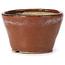 Pot à bonsaï rond brun rouge par Bonsai - 65 x 65 x 45 mm