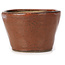 Pot à bonsaï rond brun rouge par Bonsai - 65 x 65 x 45 mm