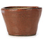 Round red brown bonsai pot by Bonsai - 65 x 65 x 45 mm