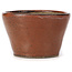 Ronde roodbruine bonsaipot van Bonsai - 65 x 65 x 45 mm