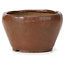 Round red brown bonsai pot by Bonsai - 75 x 75 x 45 mm