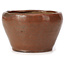 Pot à bonsaï rond brun rouge par Bonsai - 75 x 75 x 45 mm
