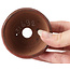 Pot à bonsaï rond brun rouge par Bonsai - 75 x 75 x 45 mm