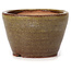 Pot à bonsaï rond vert et marron par Bonsai - 65 x 65 x 45 mm