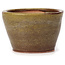 Pot à bonsaï rond vert et marron par Bonsai - 65 x 65 x 45 mm