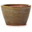 Pot à bonsaï rond vert et marron par Bonsai - 65 x 65 x 45 mm